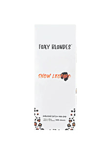 FOXY BLONDES - SNOW LEOPARD PRE-CUT FOILS