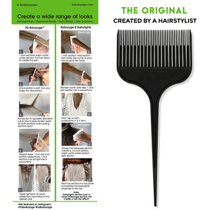 3D BALAYAGE - HAIR MICRO-WEAVING COMB - BLACK