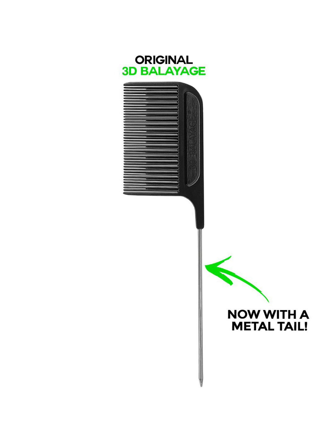 3D BALAYAGE - HAIR MICRO-WEAVING COMB - METAL TAIL